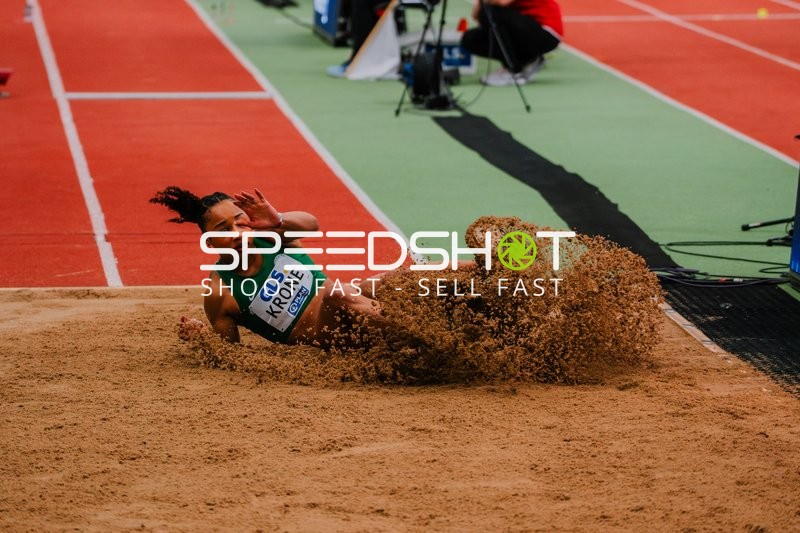 Weitsprung Landung GLS-Krone