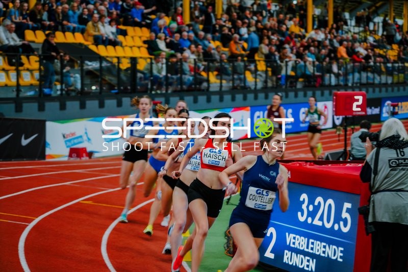 Läuferinnen kämpfen um Position