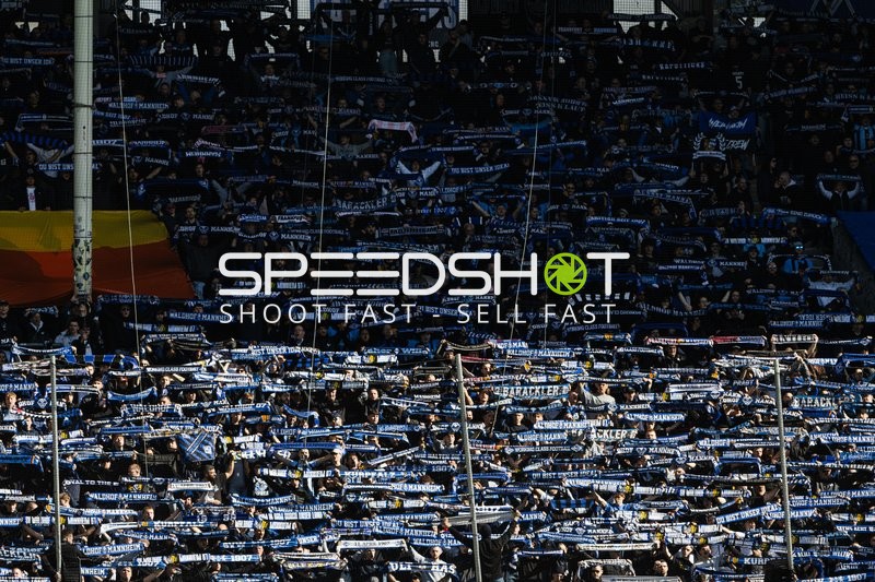 Fans von SV Waldhof Mannheim im Stadion