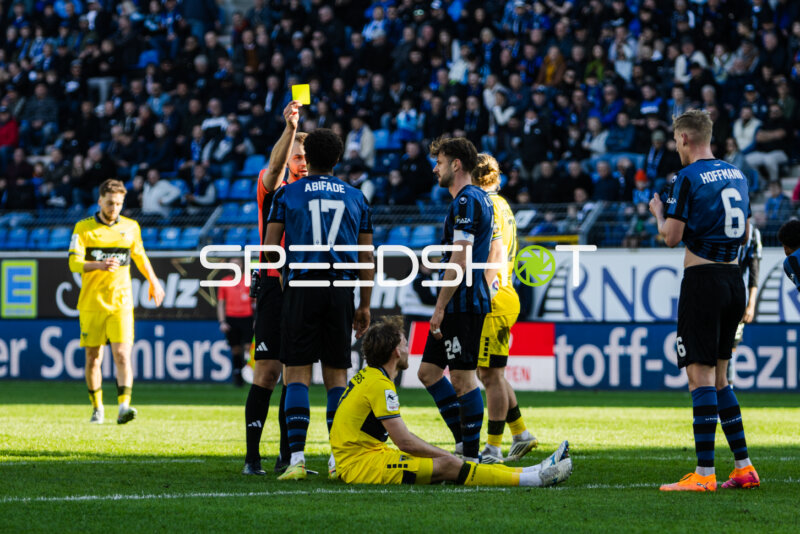 Gelbe Karte im Spiel