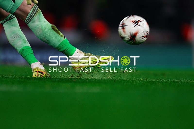 Fußball Aktion mit Ball