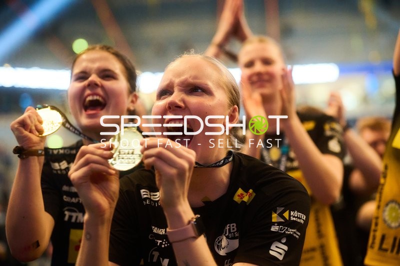 Volleyball-Szene im DVV-Pokalfinale