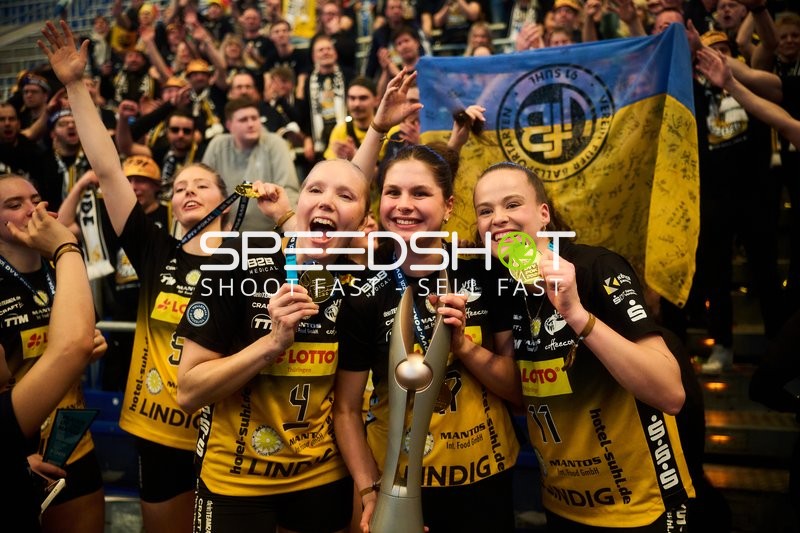 Volleyball Pokalfinale Feier