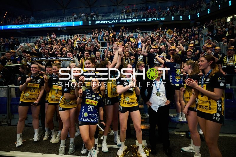 Volleyball Pokalfinale Feier