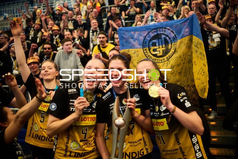 Volleyball Spielszene DVV-Pokalfinale