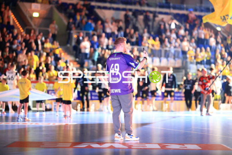 Szene mit Kevin Gerwin (49; Rhein Neckar Löwen)