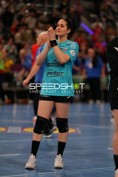 Szene mit Spieler von Thüringer HC