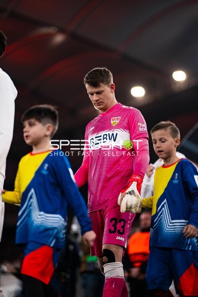 Torwart Alexander Nübel (33; VfB Stuttgart) in Aktion