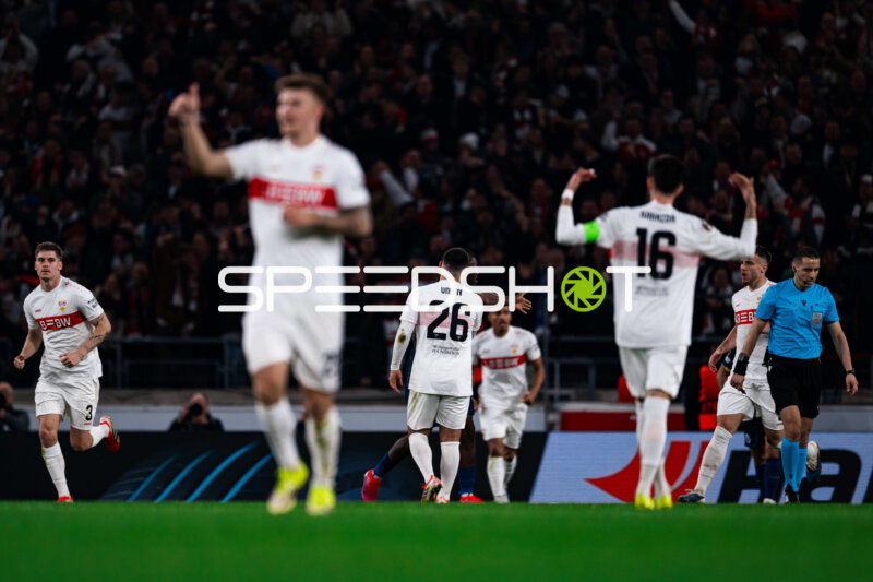 Spieler von VfB Stuttgart in Aktion