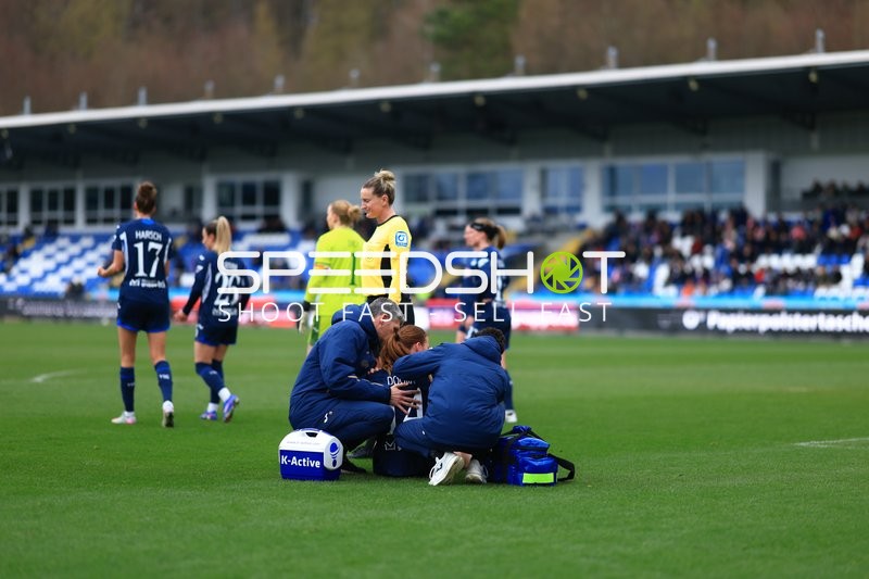 Verletzung bei Wielle Douma (13; TSG Hoffenheim)