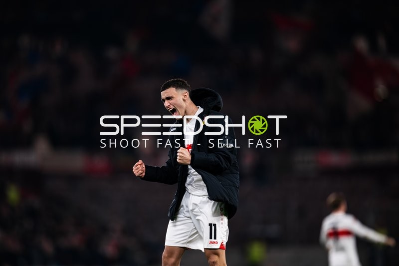 Spieler jubelt intensiv