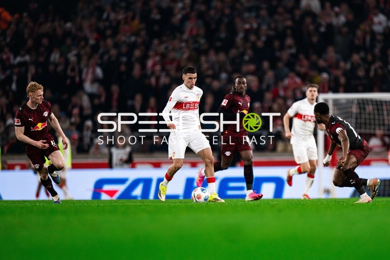 Spielszene mit Ballbesitz