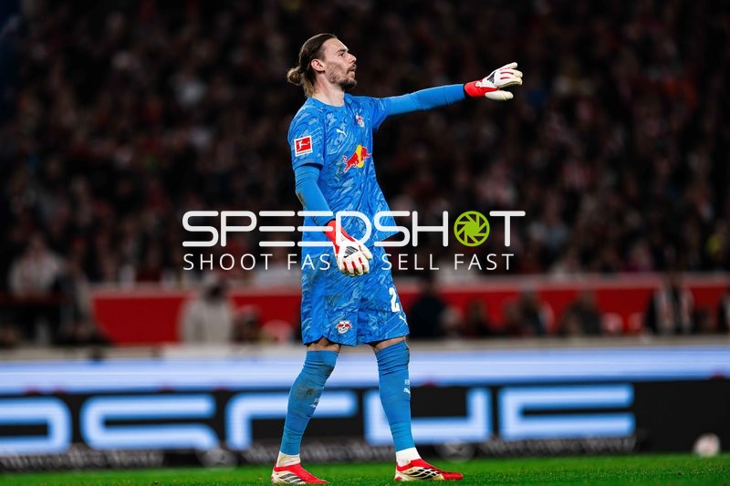 Torwart Maarten Vandevoordt (26; RB Leipzig) in Aktion