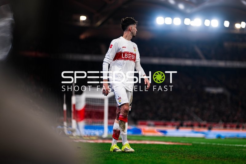 Spieler von VfB Stuttgart in Aktion