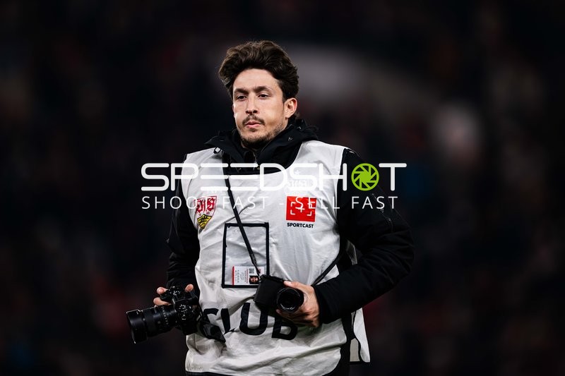 Fotograf im Stadion