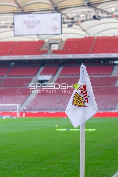 Fußballspiel in Stuttgart