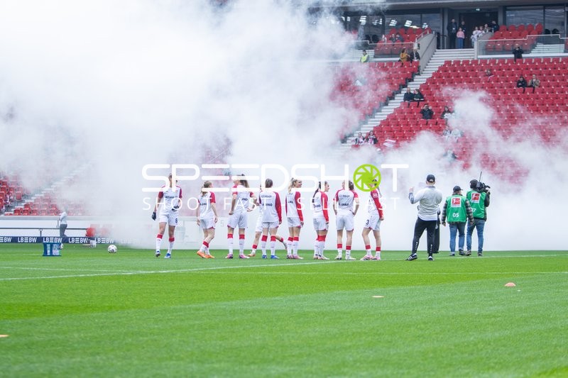 Spielerinnen in Formation