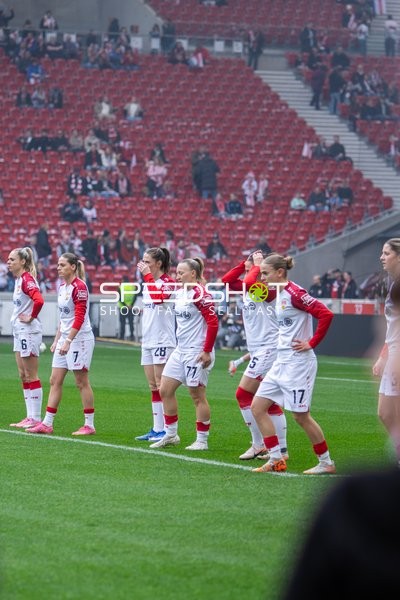Spielerinnen in Formation