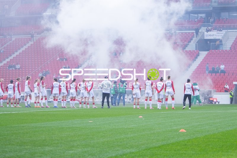 Spielerinnen in Formation