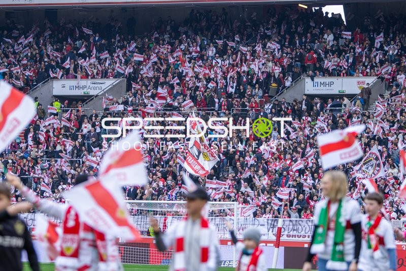 Fans feiern in Stuttgart