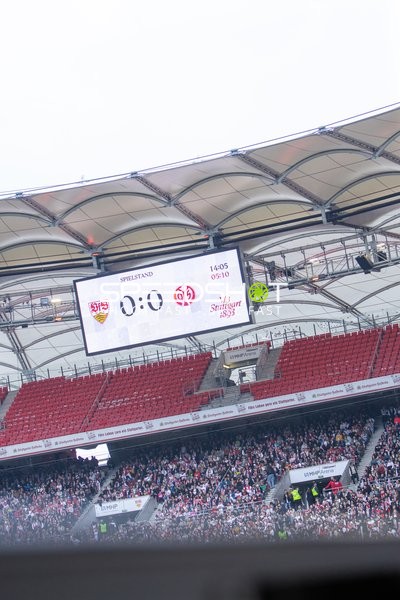 Spielstand in Stuttgart