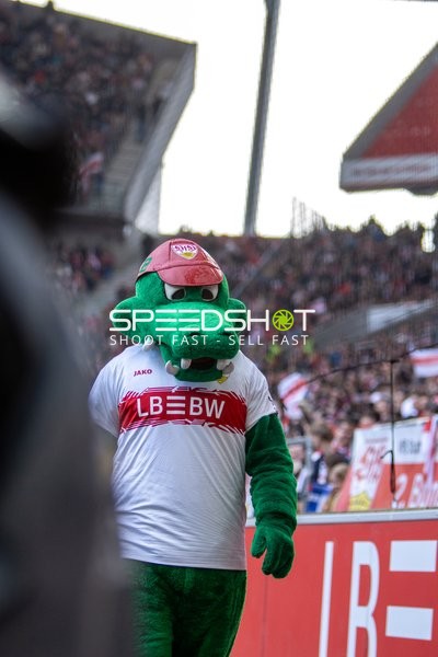 Maskottchen in Aktion