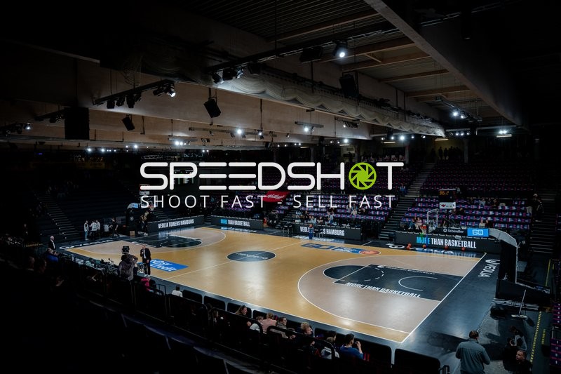 Stadion-Szene in Hamburg