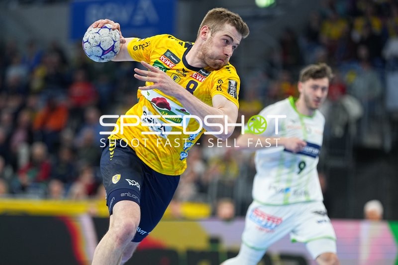 Handball | DAIKIN HBL | Szene mit Tim Nothdurft (28; Rhein Neckar Löwen) und Niklas Theiß (9; HSG Wetzlar)