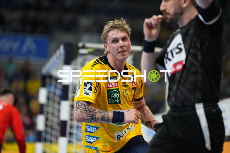 Szene mit Edwin Aspenbäck (78; Rhein Neckar Löwen)