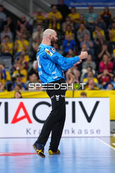 Szene mit Mike Jensen (20; Rhein Neckar Löwen)