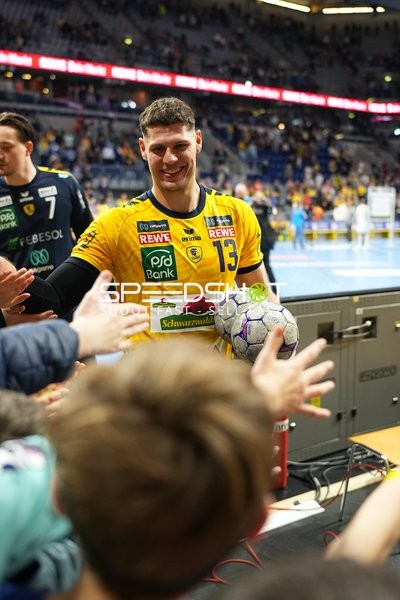 Szene mit Sebastian Heymann (13; Rhein Neckar Löwen)