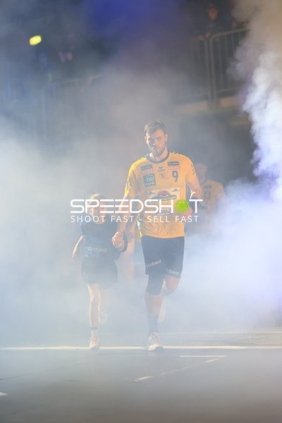 Szene mit Steven Plucnar Jacobsen (9; Rhein Neckar Löwen)