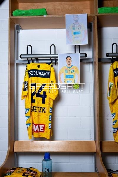 Trikot von Patrick Groetzki (24; Rhein Neckar Löwen) in Kabine