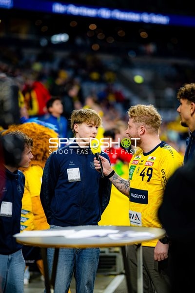 Szene mit Kevin Gerwin (49; Rhein Neckar Löwen)