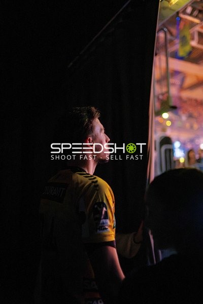 Szene mit Spieler von Team Rhein Neckar Löwen