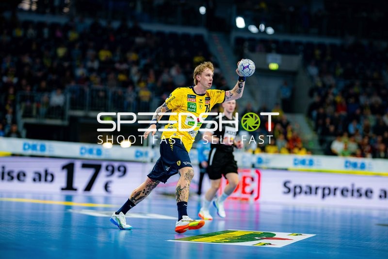 Szene mit Edwin Aspenbäck (78; Rhein Neckar Löwen)