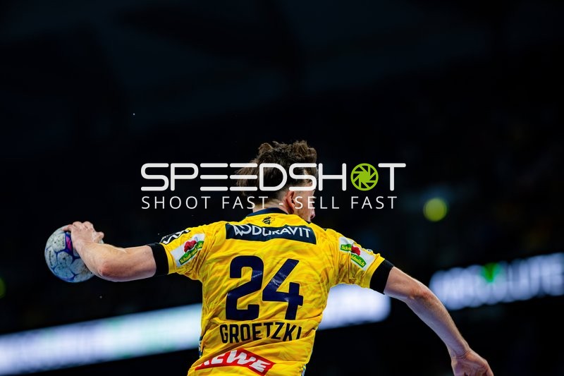 Patrick Groetzki (24; Rhein Neckar Löwen) in Aktion