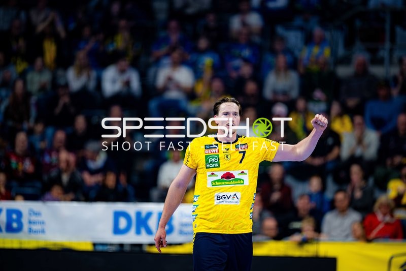 Szene mit Robert Timmermeister (7; Rhein Neckar Löwen)