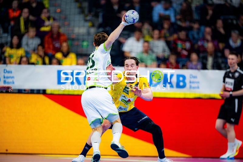 Szene mit Robert Timmermeister (7; Rhein Neckar Löwen)