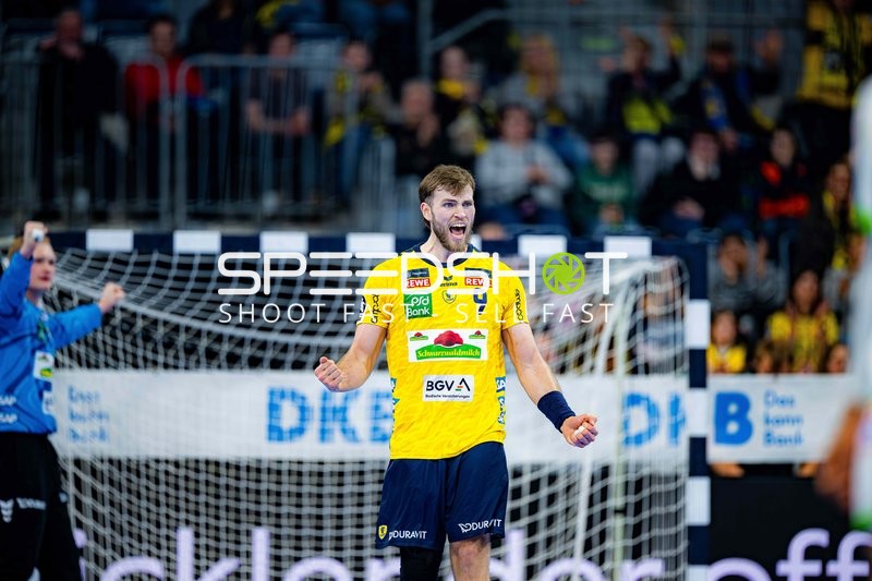 Szene mit Steven Plucnar Jacobsen (9; Rhein Neckar Löwen)