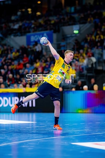 Szene mit Haukur Thrastarson (25; Rhein Neckar Löwen)