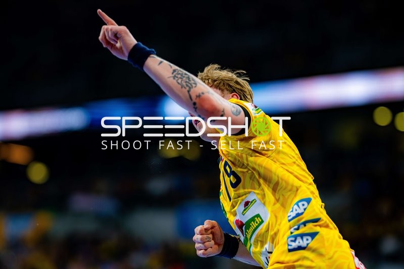 Edwin Aspenbäck (78; Rhein Neckar Löwen) in Aktion