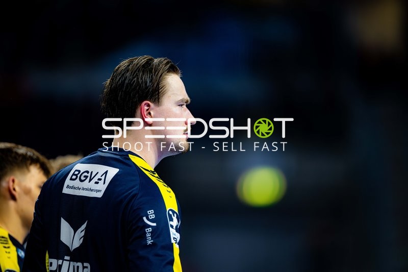 Szene mit Robert Timmermeister (7; Rhein Neckar Löwen)