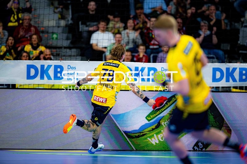 Szene mit Edwin Aspenbäck (78; Rhein Neckar Löwen)