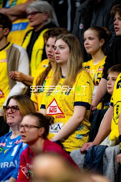 Fans in gelben Trikots