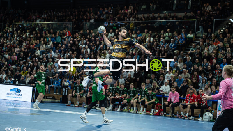 Szene mit Sebastian Gress (25; HC Elbflorenz Dresden)