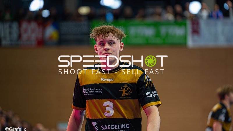 Szene mit Luca Stolze (3; HC Elbflorenz Dresden)