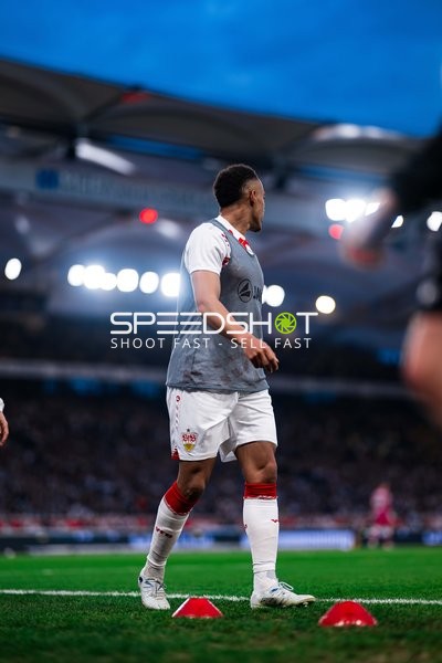 Spieler von VfB Stuttgart in Aktion