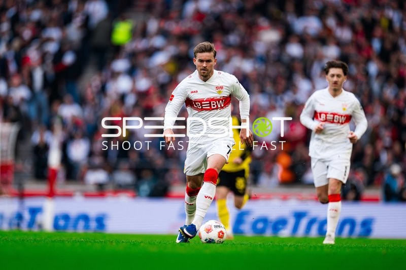 Spieler von VfB Stuttgart in Aktion