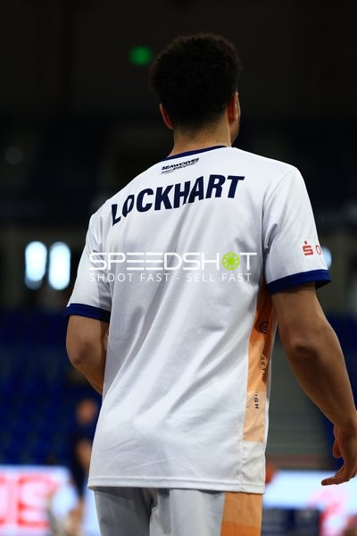 Spieler von Rostock Seawolves beim Aufwärmen